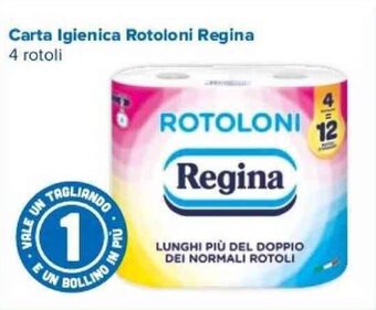 Tigre Carta Igienica Rotoloni Regina 4 rotoli offerta