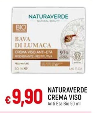 Galassia NATURAVERDE CREMA VISO Anti Età Bio 50 ml offerta