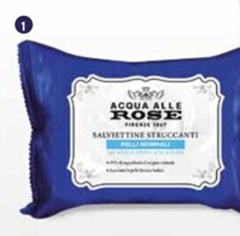 Galassia ACQUA ALLE ROSE Salviettine Micellari Struccanti Viso&Occhi Sensitive 20 pz offerta