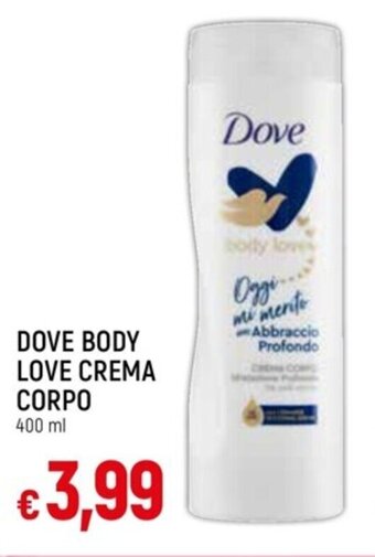Galassia DOVE BODY LOVE CREMA CORPO 400 ml offerta