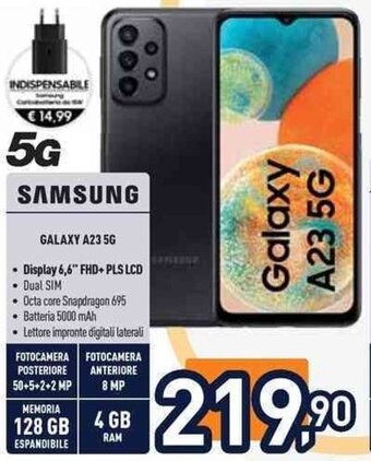 Unieuro SAMSUNG GALAXY A23 5G offerta