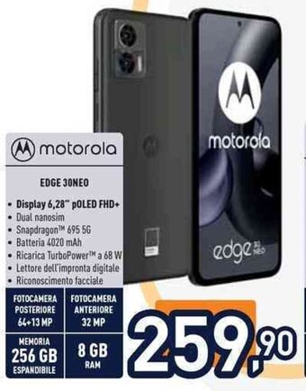 Unieuro motorola EDGE 30NEO offerta