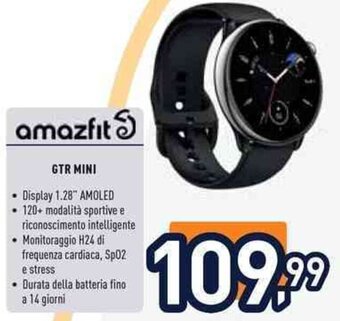 Unieuro amazfit GTR MINI offerta