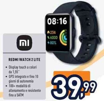 Unieuro REDMI WATCH 2 LITE offerta