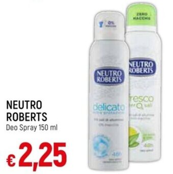 Galassia NEUTRO ROBERTS Deo Spray 150 ml offerta