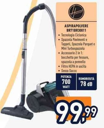 Unieuro ASPIRAPOLVERE BR71BR30011 offerta
