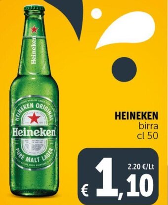 Deco Supermercati HEINEKEN birra cl 50 offerta