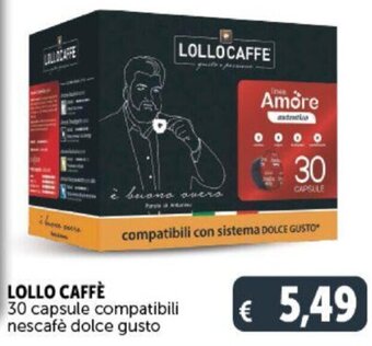 Deco Supermercati LOLLO CAFFÈ 30 capsule compatibili nescafè dolce gusto offerta