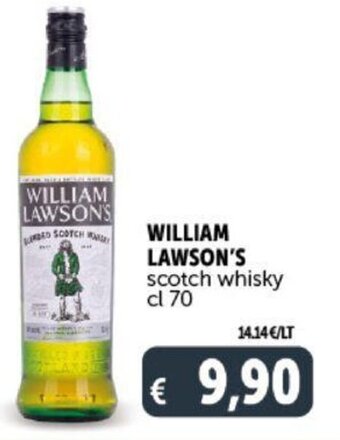Deco Supermercati WILLIAM LAWSON'S scotch whisky cl 70 offerta
