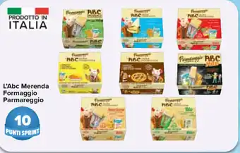Carrefour Parmareggio L'Abc Merenda Formaggio offerta