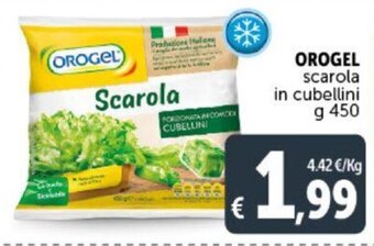 Deco Supermercati OROGEL scarola in cubellini g 450 offerta