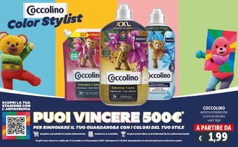Deco Supermercati COCCOLINO ammorbidente concentrato vari tipi offerta