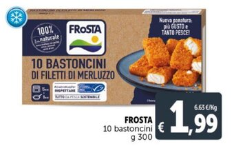 Deco Supermercati FROSTA 10 bastoncini g 300 offerta