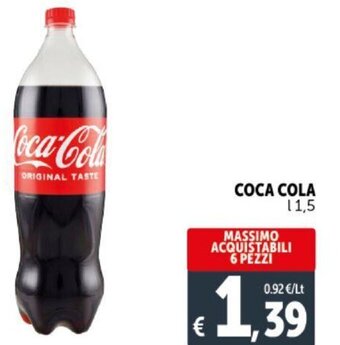 Deco Supermercati COCA COLA l 1,5 offerta