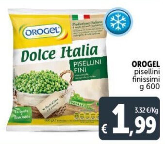 Deco Supermercati OROGEL pisellini finissimi g 600 offerta