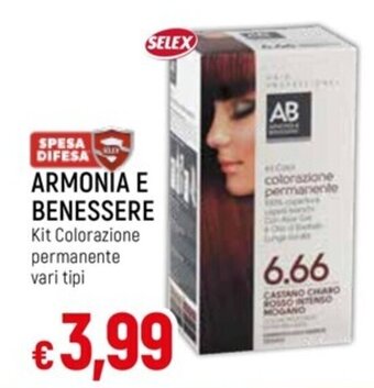 Galassia ARMONIA E BENESSERE Kit Colorazione permanente vari tipi offerta