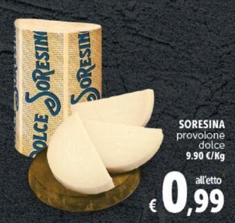 Deco Supermercati SORESINA provolone dolce offerta