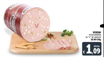 VERONI mortadella la "v" di veroni