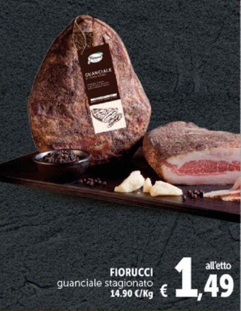 Deco Supermercati FIORUCCI guanciale stagionato offerta