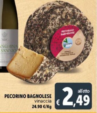 Deco Supermercati PECORINO BAGNOLESE vinaccia offerta