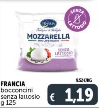 Deco Supermercati FRANCIA bocconcini senza lattosio g 125 offerta
