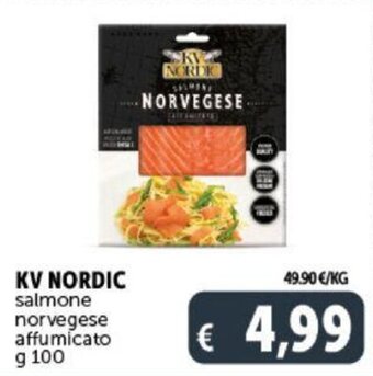 Deco Supermercati KV NORDIC salmone norvegese affumicato g 100 offerta