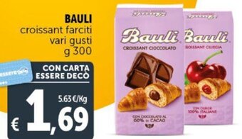 Deco Supermercati BAULI croissant farciti vari gusti g 300 offerta
