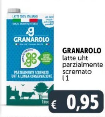 Deco Supermercati GRANAROLO latte uht parzialmente scremato l 1 offerta