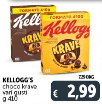 Deco Supermercati KELLOGG'S choco krave vari gusti g 410 offerta