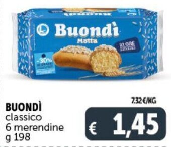 Deco Supermercati BUONDÌ classico 6 merendine g 198 offerta