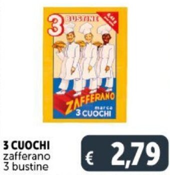 Deco Supermercati 3 CUOCHI zafferano 3 bustine offerta