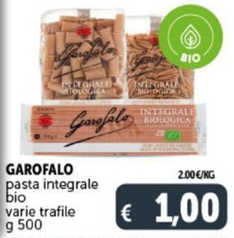 Deco Supermercati GAROFALO pasta integrale bio varie trafile g 500 offerta