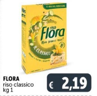 Deco Supermercati FLORA riso classico kg 1 offerta