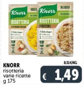 Deco Supermercati KNORR risotteria varie ricette g 175 offerta
