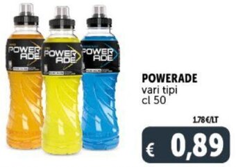 Deco Supermercati POWERADE vari tipi cl 50 offerta