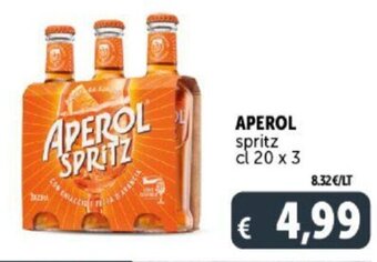 Deco Supermercati APEROL spritz cl 20 x 3 offerta