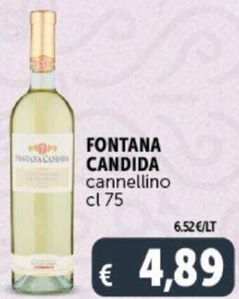 Deco Supermercati FONTANA CANDIDA cannellino cl 75 offerta
