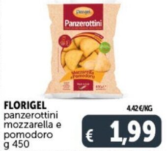 Deco Supermercati FLORIGEL panzerottini mozzarella e pomodoro g 450 offerta