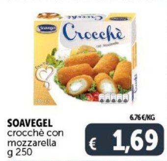 Deco Supermercati SOAVEGEL crocchè con mozzarella g 250 offerta
