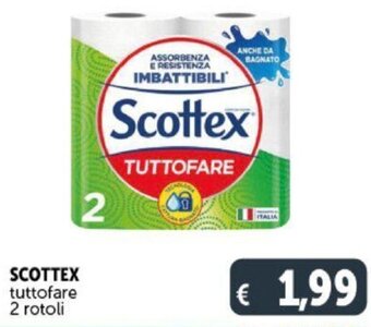 Deco Supermercati SCOTTEX tuttofare 2 rotoli offerta