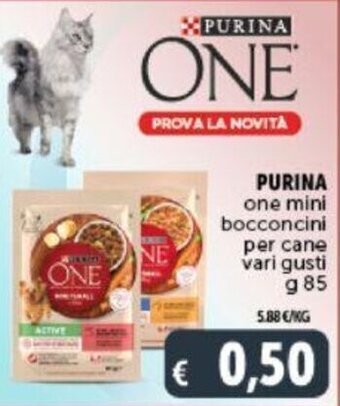 PURINA one mini bocconcini per cane vari gusti g 85