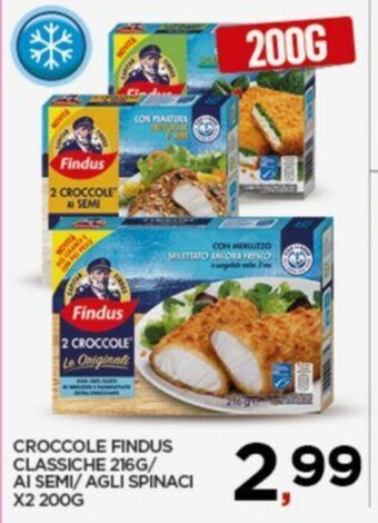 Interspar CROCCOLE FINDUS CLASSICHE 216G/ AI SEMI/ AGLI SPINACI X2 200G offerta