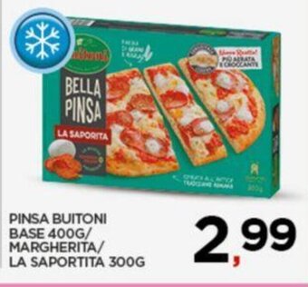 Interspar PINSA BUITONI BASE 400G/ MARGHERITA/ LA SAPORTITA 300G offerta