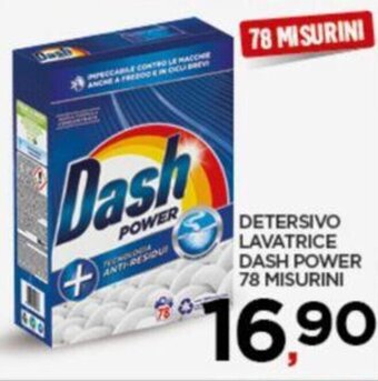 Interspar DETERSIVO LAVATRICE DASH POWER 78 MISURINI offerta