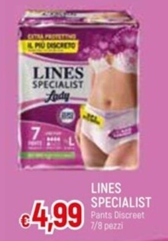 Galassia LINES SPECIALIST Pants Discreet 7/8 pezzi offerta