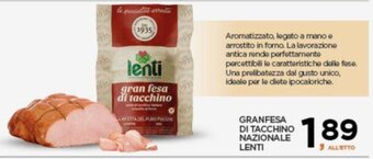 Interspar GRANFESA DI TACCHINO NAZIONALE LENTI offerta