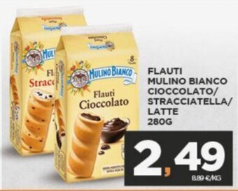 Interspar FLAUTI MULINO BIANCO CIOCCOLATO/ STRACCIATELLA/ LATTE 280G offerta