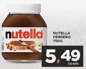Interspar NUTELLA FERRERO 750G offerta