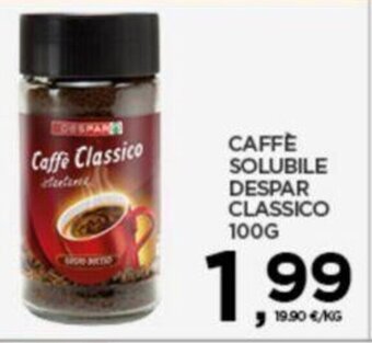 Interspar CAFFE SOLUBILE DESPAR CLASSICO 100G offerta