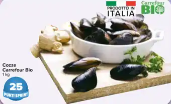 Carrefour Cozze Carrefour Bio 1kg offerta